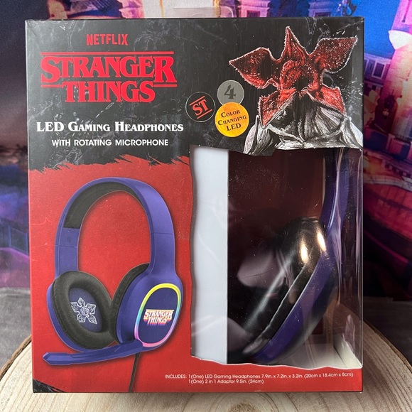 Netflix Headphones Stranger Things Color Changing Led Gaming